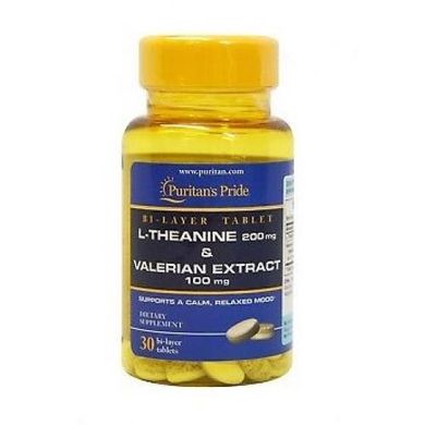 L-Theanine 200mg and Valerian Extract 100mg 30 tab