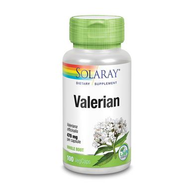 Корень валерианы экстракт Solaray Valerian 470 mg 100 капсул
