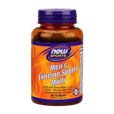 Вітаміни для чоловіків Now Foods Foods Men's Extreme Sports Multi (90 капс) екстрим спортс мульти
