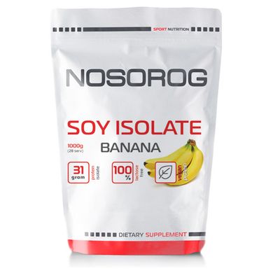 Соєвий протеїн ізолят Nosorog Soy Isolate (1 кг) носоріг банан