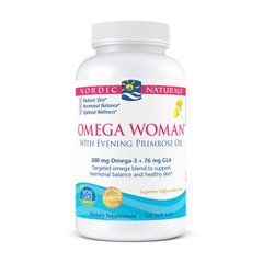 Жіноча Омега 3 Nordic Naturals Omega Woman 120 капсул