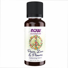 Ефірна олія квіткова Now Foods Peace, Love & Flowers Oil Blend 30 мл