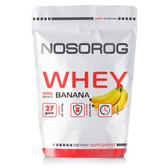 Сироватковий протеїн концентрат Nosorog Whey (1 кг) носоріг банан