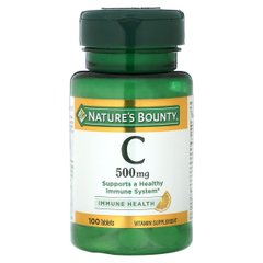 Витамин C, 500 мг, Vitamin C, Nature's Bounty, 100 таблеток