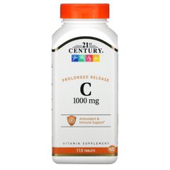 Витамин C 21st Century C-1000 Prolonged Release 110 таблеток