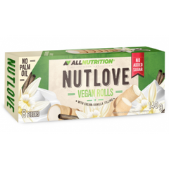 Фітнес печиво AllNutrition NutLove Crispy Rolls 140 г Cream Vanilla