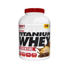 Сироватковий протеїн концентрат SAN 100% Pure Titanium Whey Essential 2200 г титаниум vanilla