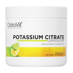 Калій цитрат OstroVit Potassium Citrate 200 г lemon & lime