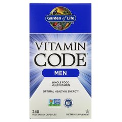 Витамины для мужчин Garden of Life Vitamin Code 240 капсул