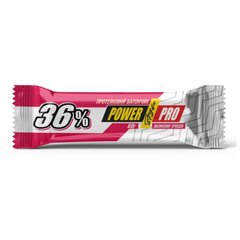 Протеиновые батончики Power Pro Protein Bar 36% 20х60 г Raspberry Crushon