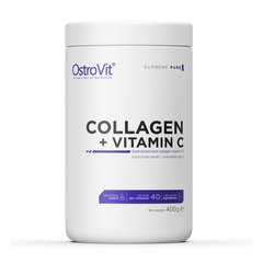 Коллаген OstroVit Collagen + Vitamin C 200 грамм Персик