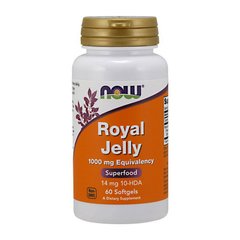 Маточне молочко Now Foods Royal Jelly 1000 mg Eguivalency (60 капс)