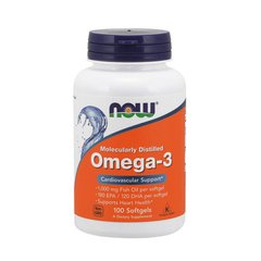 Омега 3 Now Foods Omega-3 100 капс риб'ячий жир