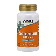 Селен Now Foods Selenium 200 mcg (90 капс) нау фудс селениум