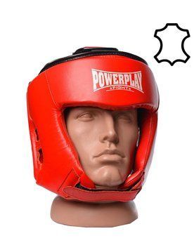 Боксерский шлем турнирный PowerPlay 3049 красный M