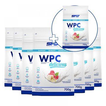 Сироватковий протеїн концентрат SFD Nutrition x10+1 WPC Delicious 700 г