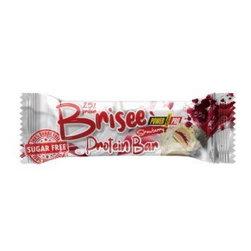 Протеиновые батончики Фитнес батончики Power Pro Brisee 25% 20х55 г Strawberry