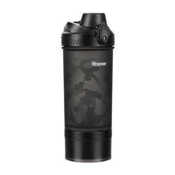 Спортивний шейкер UZspace Shaker Fitseven Infinity 1109 500 мл Black