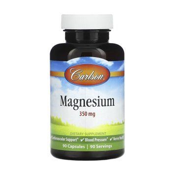 Магній Carlson Labs Magnesium 350mg 90 капсули