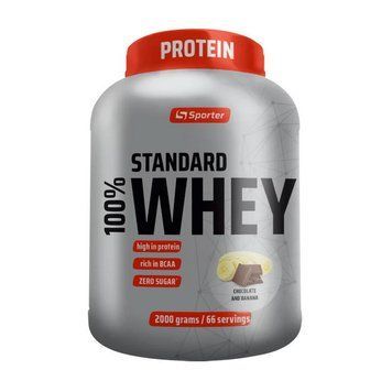 Сывороточный Протеин Sporter 100% Whey Standard 2000 г Chocolate and Banana