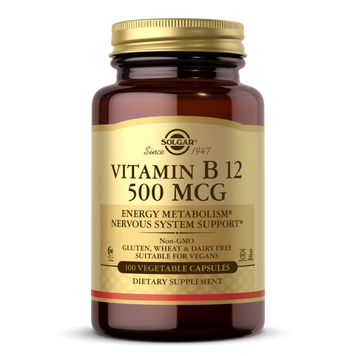 Вітамін Б12 Solgar Vitamin B12 500 mcg (100 капс)
