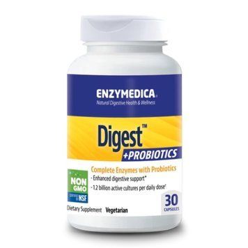 Ферменты с пробиотиками Enzymedica Digest Basic+Probiotics 30 капсул