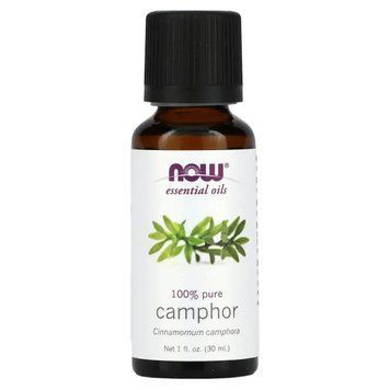 Эфирное масло камфоры Now Foods (Essential Oils Camphor Oil Camphorous Aromatherapy Scent) 30 мл