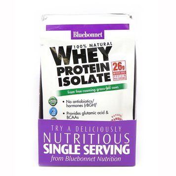Сироватковий протеїн ізолят Bluebonnet Nutrition Whey Protein Isolate (8 пак) блюбонет полуниця