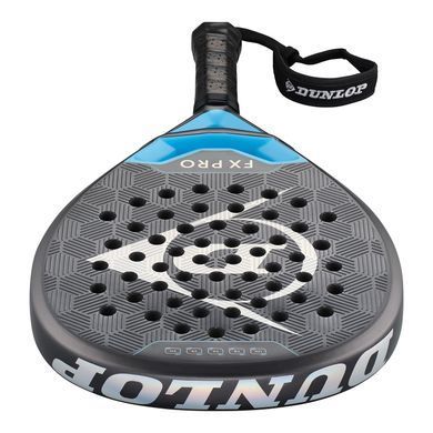 Ракетка для паделу DUNLOP FX PRO GUN METAL/CYAN/METALLIC SILVER