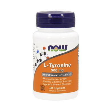 Л-Тирозин Now Foods L-Tyrosine 500 mg 60 капс