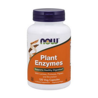 Ферменты энзимы Now Foods Plant Enzymes 120 капс
