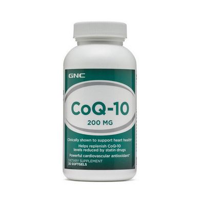 Коензим Q10 GNC CoQ -10 200 mg 30 капс