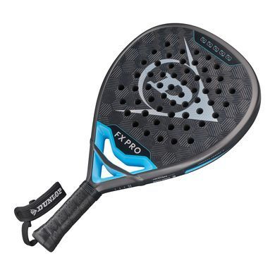 Ракетка для паделу DUNLOP FX PRO GUN METAL/CYAN/METALLIC SILVER