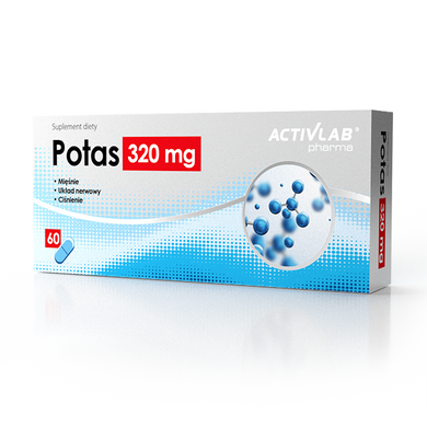 Калий Activlab Potas 320 mg 60 капсул
