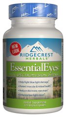 Комплекс для Захисту і Покращення Зору, EssentialEyes, RidgeCrest Herbals, 120 гелевих капсул