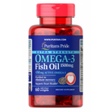 Омега 3 Puritan's Pride Omega-3 Fish Oil Extra Strength 1500 mg (450 mg Active Omega-3) 60 капсул