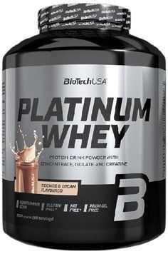 Сироватковий Протеїн BioTechUSA Platinum Whey 2000 г Cookies & Cream