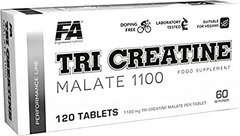 Три креатин малат Fitness Authority Tri creatine malate 1100 120 таблеток