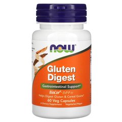 Добавка для перетравлення глютену Now Foods Gluten Digest 60 капсул