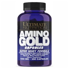 Комплекс амінокислот Ultimate Nutrition Amino Gold 1000 mg 250 капсул
