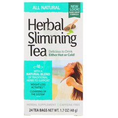 Травяной чай для похудения 21st Century Herbal Slimming Tea Caffeine Free 24 чайных пакетика