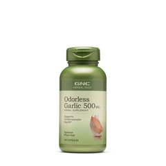 Екстракт часнику GNC Odorless Garlic 500 mg 100 капсул