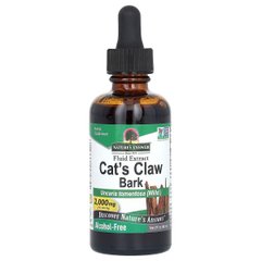 Котячий кіготь, екстракт кори без спирту, 2000 мг, Cat's Claw Bark, Alcohol-Free, Nature's Answer, 60 мл
