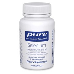 Селен селенометіонін Pure Encapsulations Selenium Selenomethionine 180 капсул