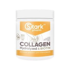 Гідролізований Колаген з біотином Stark Pharm Collagen Hydrolyzed Biotin 300 капсул