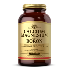 Кальций, магний + борон Solgar Calcium Magnesium Plus Boron, 250 таблеток