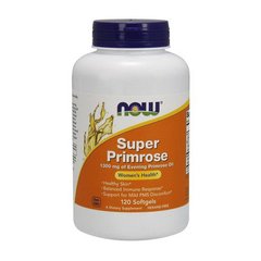 Масло примули вечірньої Now Foods Super Primrose 1300 mg of Evening Primrose Oil 120 капсул