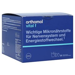 Orthomol Vital F, Ортомол Вітал Ф 30 днів (порошок / капсули / таблетки)