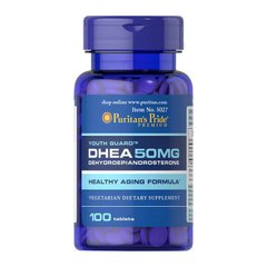 Дегідроепіандростерон Puritan's Pride DHEA 50 mg 100 таблеток