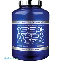 Сывороточный протеин концентрат Scitec Nutrition 100% Whey Protein 2350 г vanilla